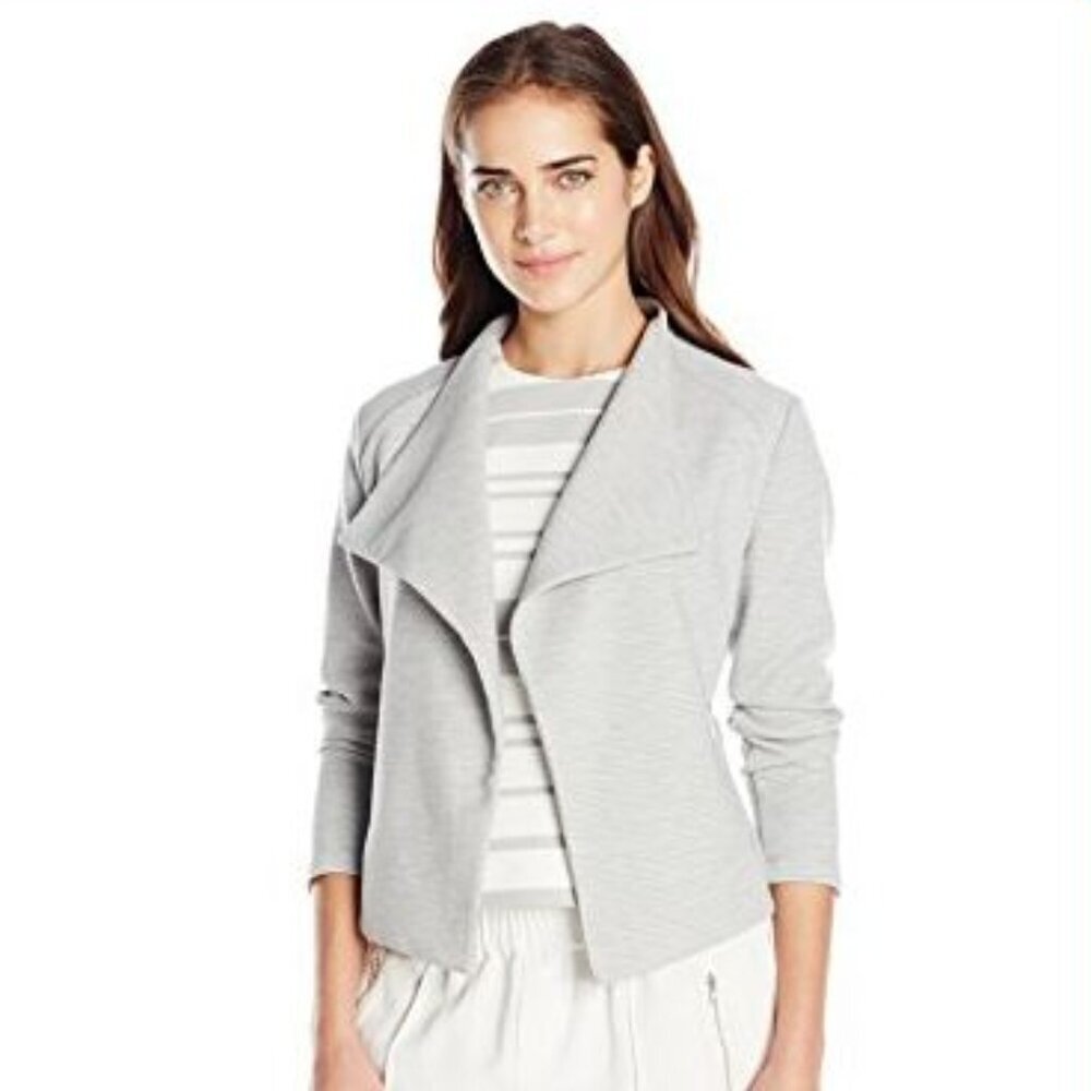 Calvin Klein Women's Textured Flyaway Jacket with Zips Size Medium